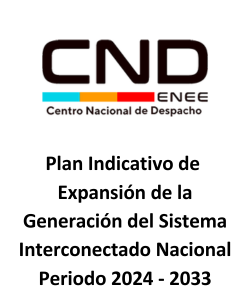 Plan Indicativo de expansión de la generación SIN 2024 - 2033